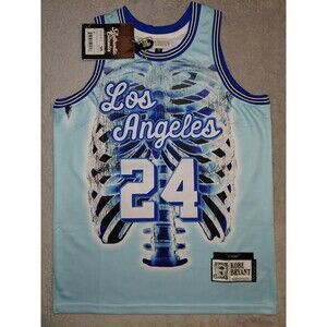 Headgear Classic Kobe Bryant Los Angeles #24 X-Ray Basketball Jersey Size SMALL